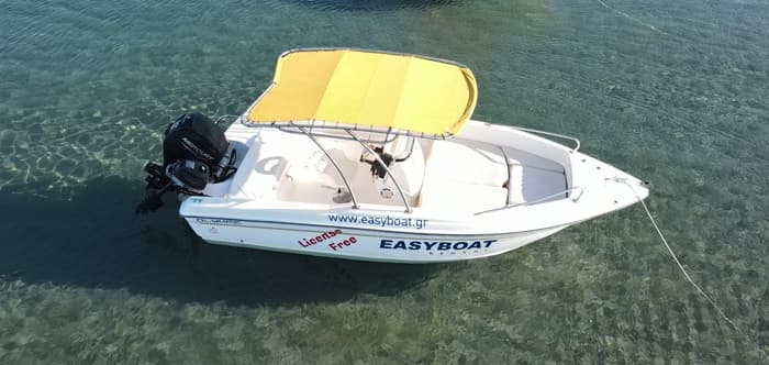 Olympic 490 license-free day boat — Faliraki, Rhodes